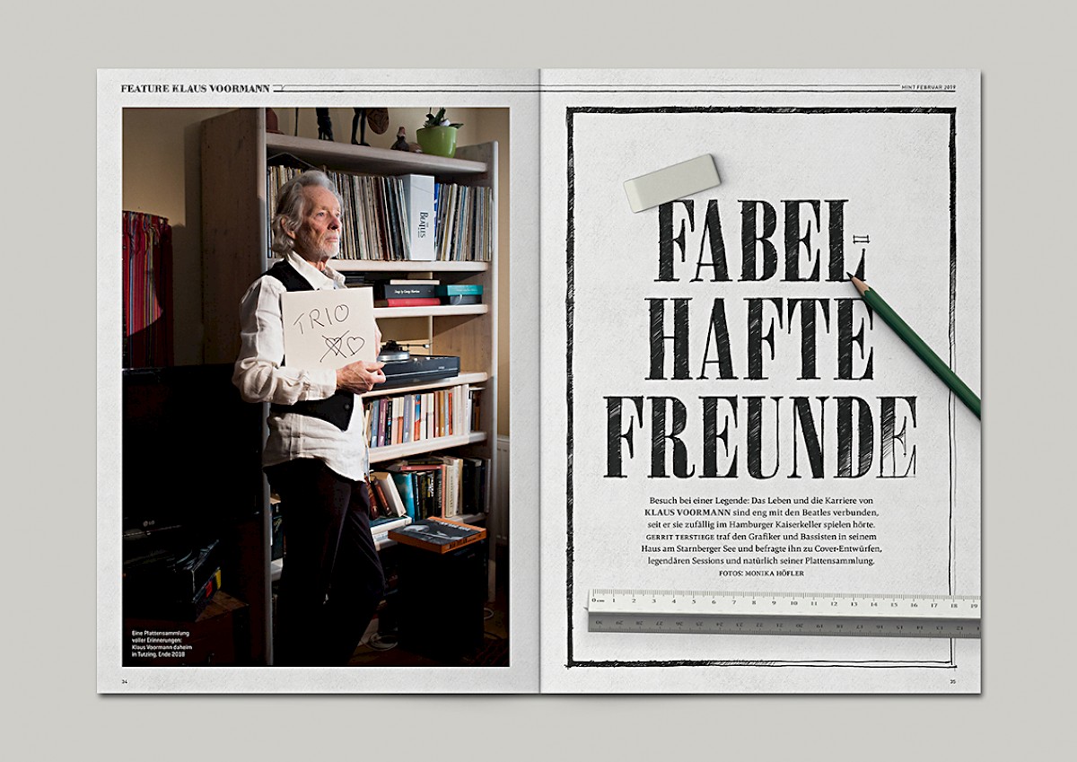 Klaus Voormann fotografiert von Monika Höfler